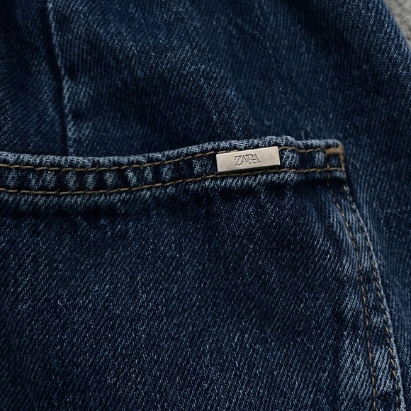 ZARA Z1975 BAGGY PAPERBAG JEANS - Picture 3 of 4